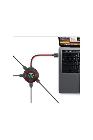 Rush Rport RU13 4 Port Çoğaltıcı Aydınlatmalı USB 2.0 Çoklayıcı Hub