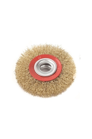 Meşem 4042 Dairesel Çelik Tel Fırça 150 Mm