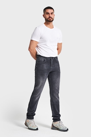 Itsbasic Erkek Siyah Renk Slim Fit Likralı Kumaş Denim