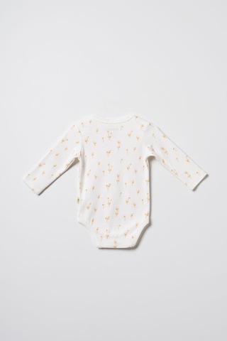 BabyCosy Organic Wear Bebek 2li Uzun Kollu Badi %100 Organik Pamuk, Bebek Ve Yenidoğan Serisi - Csy3052 Ekru