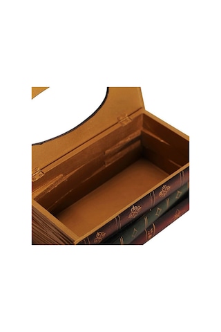 Sones Retro El Çizimi Kitap Stili Mendil Kutusu Kılıfı Mavi