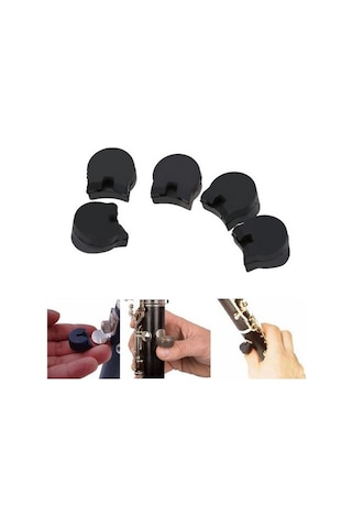 5 Adet Klarnet için Parmak Dayama Aparatı-elastik Malzeme-5 Adet