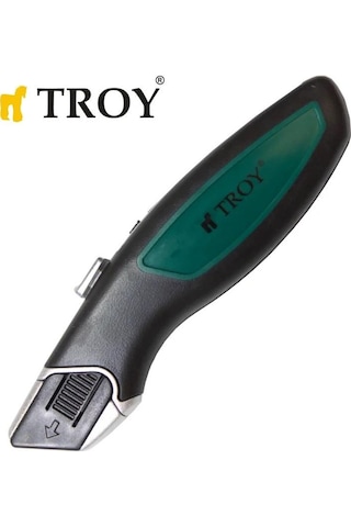 Troy 21606 Profesyonel Trapez Maket Bıçağı, 2 Yedek Bıçaklı