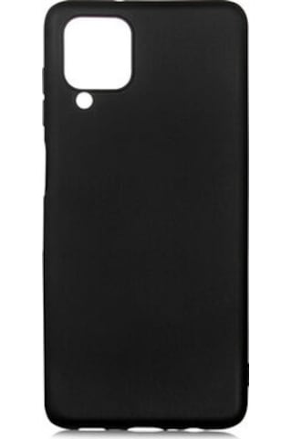 Samsung Uyumlu Galaxy A12 Kılıf Esnek Yapılı İnce Slim Silikon Kapak Ryc/premier Siyah
