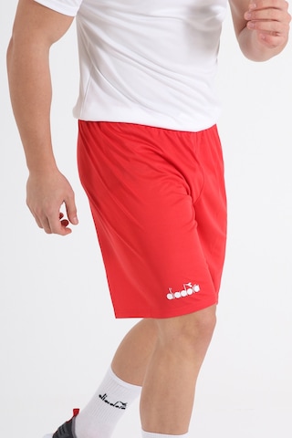 Diadora Düz Kırmızı Antrenman - Spor Şort - DDANT-SORT