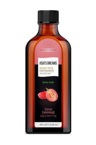Asia's Dreams Üzüm Çekirdeği Soğuk Sıkım Yağ 100ml