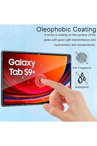 Samsung Uyumlu Galaxy Tab S9 + Plus Tablet Ekran Koruyucu Nano Sm-x810