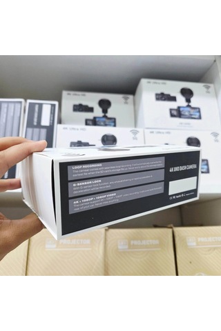 F6 4k 1080p Monitörlü Gece Görüşlü 3 Kanal Wifi/gps Li Döngü Kayıtlı Araç Iç Dış Kamera - G6t