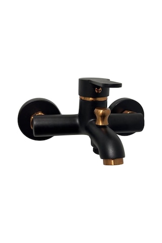 Armour Armatür Banyo Bataryası Siyah Rose Siyah