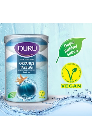 Duru Fresh Sensations Okyanus Tazeliği Güzellik Sabunu 16'lı 4 x 400 G