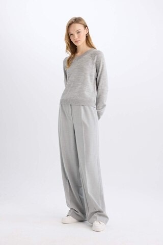 DeFacto Standart Boy Kumaş Palazzo Pantolon Wide Leg Geniş Bol Paça Basic Düz Yüksek Bel C6402AX25SPGR28