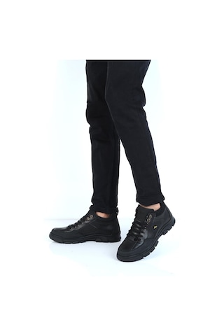 Tardelli 3262 Siyah Kaçuk Kürklü Erkek Deri Bot 001