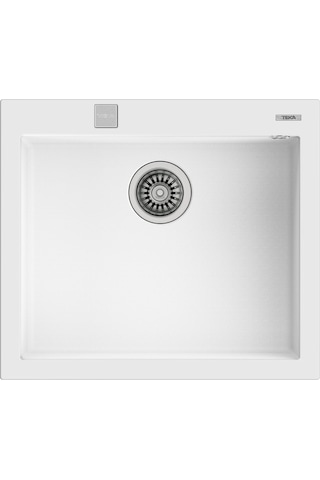 Teka Forsquare 50.40 Tg Tek Hazneli Tegranite + Eviye - Arctic White - 115230009