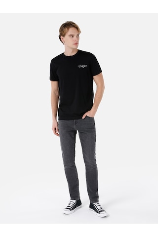 Colin's Colins Regular Fit Yuvarlak Yaka Erkek Siyah Kısa Kol Tişört Cl1068141 Q1.v2 Blk Siyah