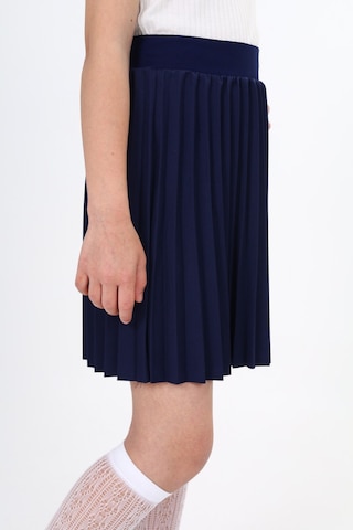 Toontoy Kız Çocuk Pileli Etek Lacivert