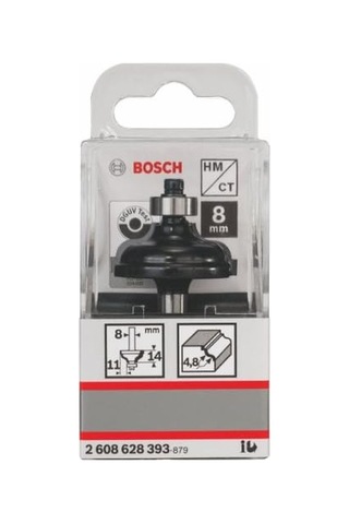 2608628393 Aksesuarı Profil Freze A 8 Mm, R1 4,8 Mm, G 11 Mm, L 14,3 Mm, G: 57 Mm