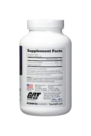 Gat L-arginine Arjinin 180 Tablets