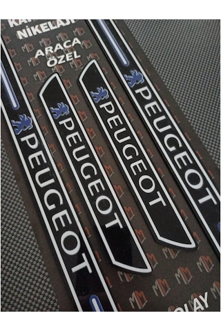 Peugeot 206 Piano Black Kapı Eşiği 4'lü Set N11.3971