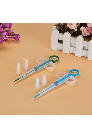 Lemestar Kedi Köpek İlaç Verici Silikon-plastik İçme Suyu Besleyici Enjeksiyonlu Tüp