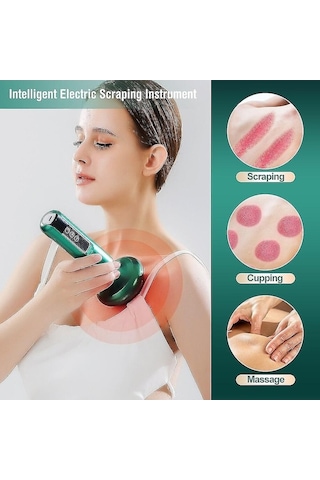 Artfulabode Vücut Vakum Terapi Seti Negatif Basınç Aleti Moveevo Masaj Makinesi Kupa Pratik Elektrikli Cihazı Gk Çok Renkli