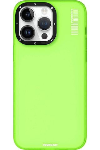 Apple Uyumlu iPhone 15 Pro Max Kılıf Buzlu Mat Tasarım Youngkit Hidden Sand Serisi Kapak