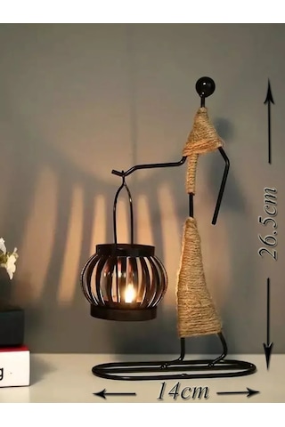 Pabk Çay Mumları İçin Metal Figür Mumluk 193576808 Diğer