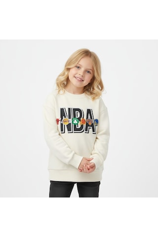 Seabubbles Nba Çocuk Sweatshirt Bej