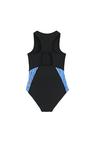 Slazenger Spl RacerBlk Çocuk Siyah / Turkuaz Mayo