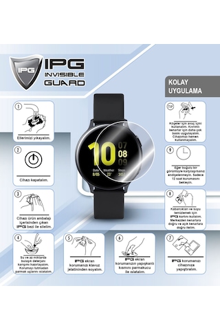 Suunto Race Gps Sports Watch İle Uyumlu Ipg Hydrogel Ekran Koruyucu 2 Adet
