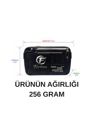 Gold Sılver Gs-1305 Nostaljik Taşınabilir Radyo Ürün Açıklaması