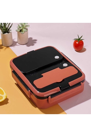 Cooker 1392-2 Çelik Hazneli 3bölmeli Beslenme Kutusu Sefer Tası