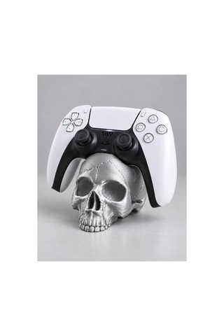 Kurukafa Ps5 Gamepad Stand - Metalik Gri