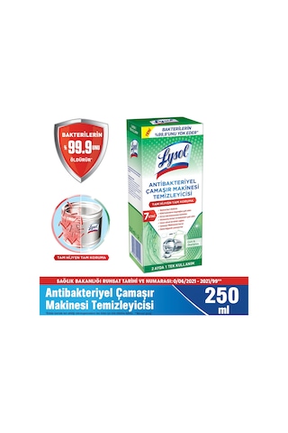 Lysol Antibakteriyel Çamaşır Makinesi Temizleyici Çam & Okaliptus Ferahlığı 250 ML
