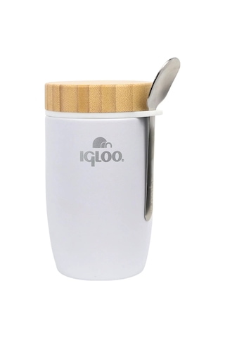 Çelik Yemek Termos - Igloo - Bamboo - 500 Ml - Beyaz - 205789 Çok Renkli