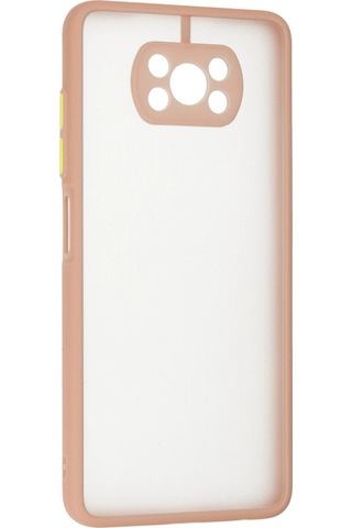 Pocophone X3 Kılıf Montreal Silikon Kapak - Pembe