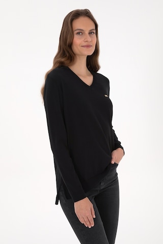 U.s. Polo Assn. Kadın Siyah Kazak /triko 50313598-vr046 Sıyah