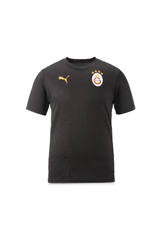 Gs Tsrt 020 Galatasaray Lisanslı Sıfır Yaka Siyah A Takım Antrenman T-shirt + Şal Kaşkol Set Ahşap Kutulu Siyah - Beyaz - Kırmızı