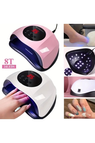 Willowhaven Profesyonel Auroramuse Led Tırnak Lambası Pembe Akıllı Sensörlü Hızlı Jel Kurutucu Usb Dijital Zamanlayıcı Salon Ev Kullanımı