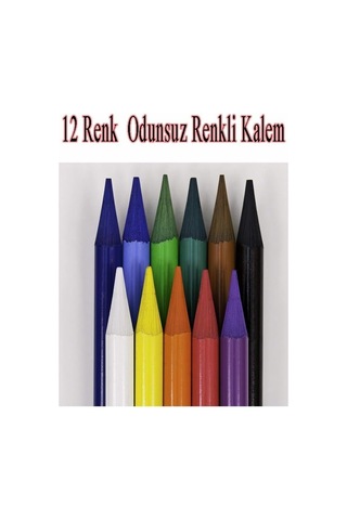 Odunsuz Grafiti Kalemi 12 Renk 1 Paket Odunsuz Kömür Kalemi 12 Li Füzen Kalemi Çizim Kalemi Eskiz Ve Karakalem Kalem