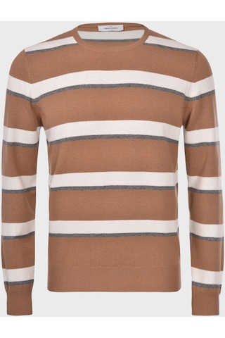 Gran Sasso Erkek Kazak 57167 19670 117 Kahve Kahverengi