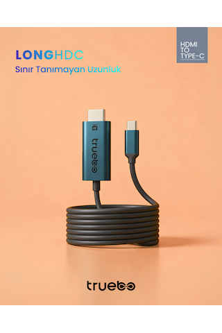 Truebo Longhdc Usb-c To Hdmı Dönüştürücü