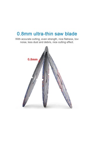 Maiyame Diamantlı Kesim Bladesi: 100mm, 20mm İç Çapı, 0.8mm Kalınlık, Levha/çelik/marble Kesimi, 1 Adet Paket