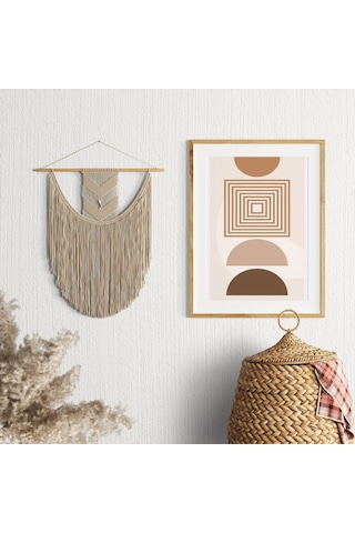 3'lü Bohem Geometrik Desen Foreks Tablo