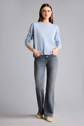 Defacto Relax Fıt Bisiklet Yaka Kazak C0058ax26wnbe755 Mavi-be755