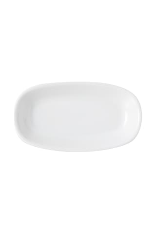 Mudo Home Natura Kayık Tabak 16cm Beyaz