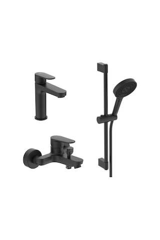 Ideal Standard Cerafine O 3 Lü Aplike Banyo Seti Mat Siyah 3 Parça bc554xg Bc500xg BD142XG Siyah