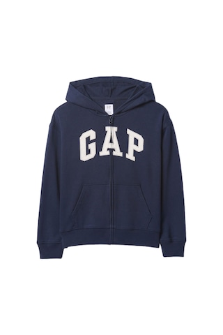 Gap Logo Relaxed Fermuarlı Sweatshirt - 743966-10006 Lacivert