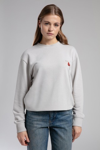 Lee Cooper Danıela Kadın O Yaka Sweatshirt Bej-21479 Bej