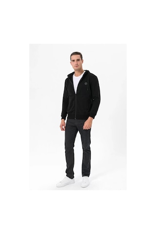 FA220214614 Sweat Zipper Hood Farm Animals Önü Fermuarlı Sweatshirt