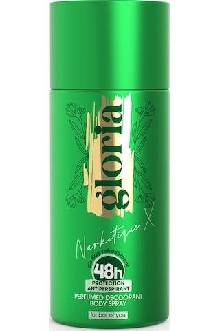 Gloria Perfume Narkotique X Antiperspirant 48h Unisex Deodorant 150 Ml